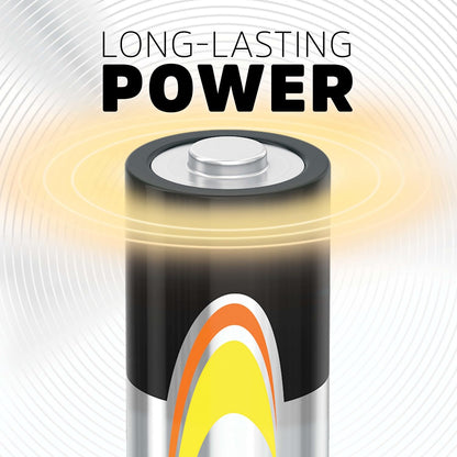 Energizer AA Batteries Alkaline Power, 32 Count Alkaline Double A Battery Pack
