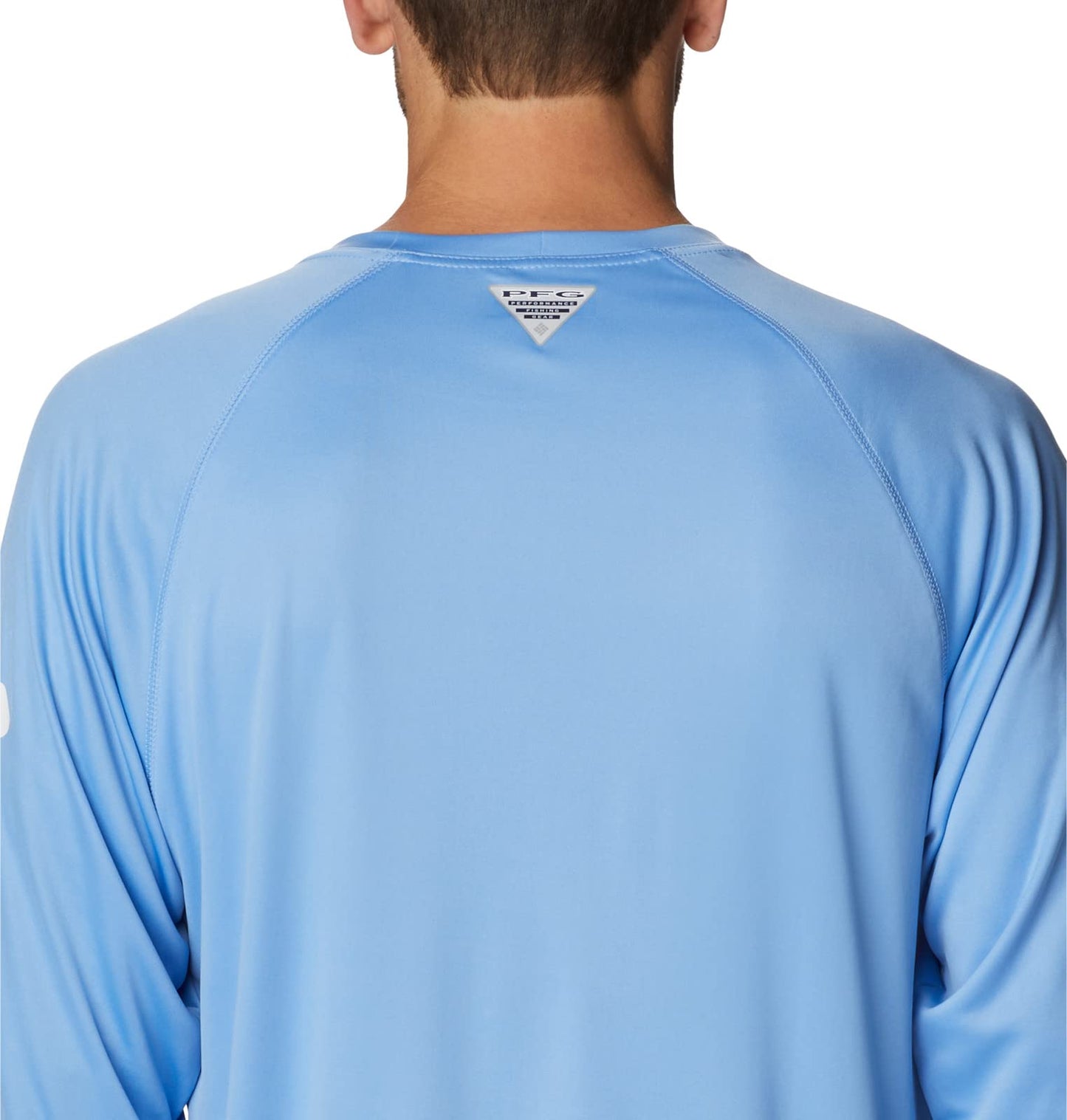 Columbia Men's Terminal Tackle Long Sleeve Fishing Shirt, White Cap/White Logo, XX-Large