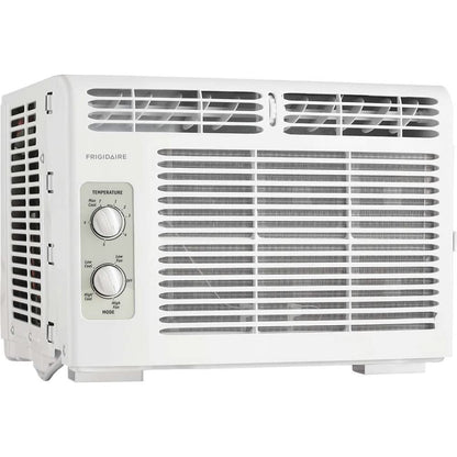 Frigidaire FFRA051WAE Window-Mounted Room Air Conditioner, 5,000 BTU with Temperature Control and Easy-to-Clean Washable Filter, in White