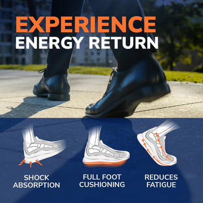 Dr. Scholl’s Advanced Pain Relief Insoles for Men Women, Heavy Duty Orthotics Inserts for Work Shoes & Boots, Plantar Fasciitis & Arch Support, Flat Feet, Shock-Absorbing, Supports up to 340 lbs