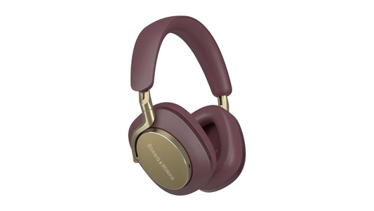 Bowers & Wilkins Px8 Over-Ear Wireless Headphones, Advanced Active Noise Cancellation, Luxurious Materials, 30-Hour Battery Life, 15-Min Quick Charging, Royal Burgundy