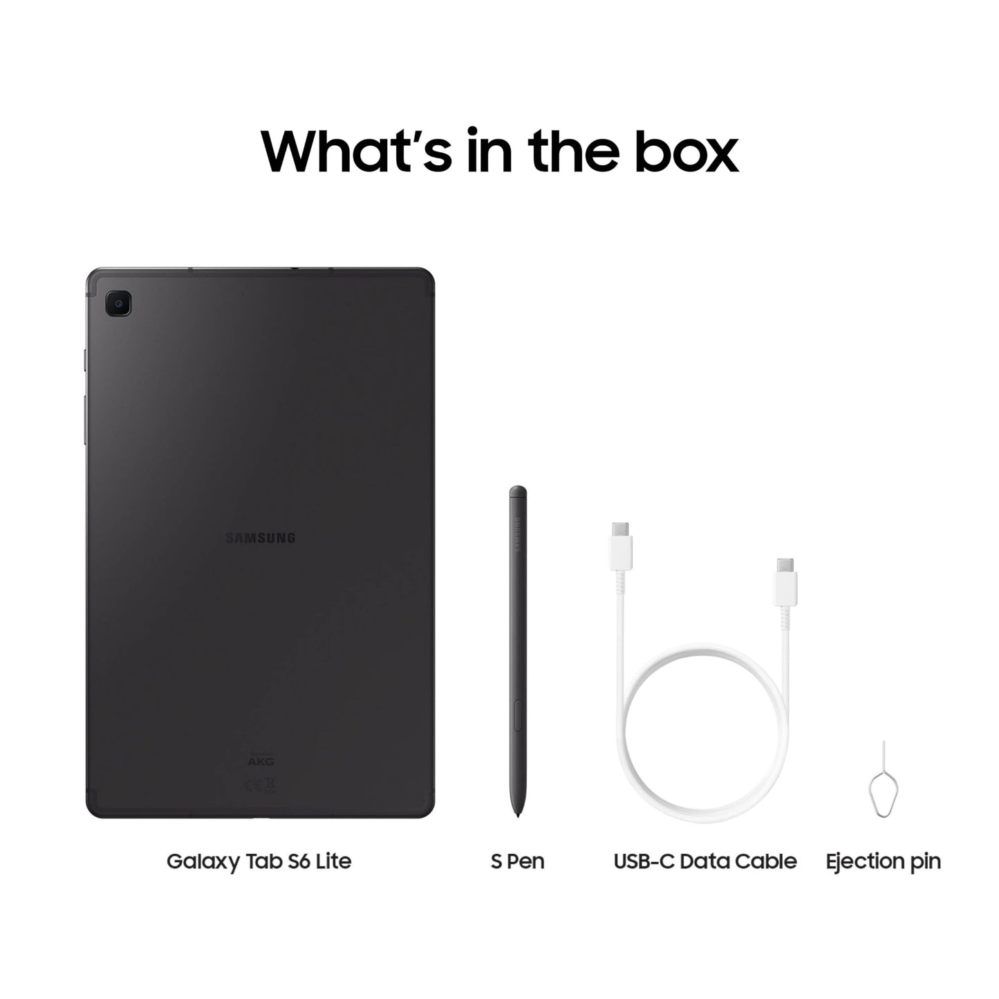 SAMSUNG Galaxy Tab S6 Lite 10.4' 64GB WiFi Android Tablet, S Pen Included, Gaming Ready, Long Battery Life, Slim Metal Design, Expandable Storage, US Version, Oxford Gray, Amazon Exclusive (2024)