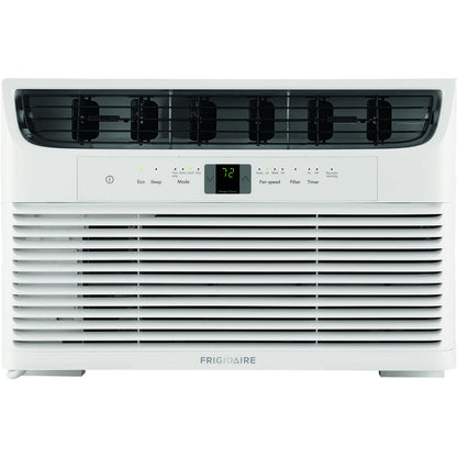 Frigidaire 6,000 BTU Window Air Conditioner & Dehumidifier, 115V, Cools up to 250 Sq. Ft. for Apartment, Dorm Room & Small/Medium Rooms, with Remote Control, Programmable Timer, and Sleep Mode, White