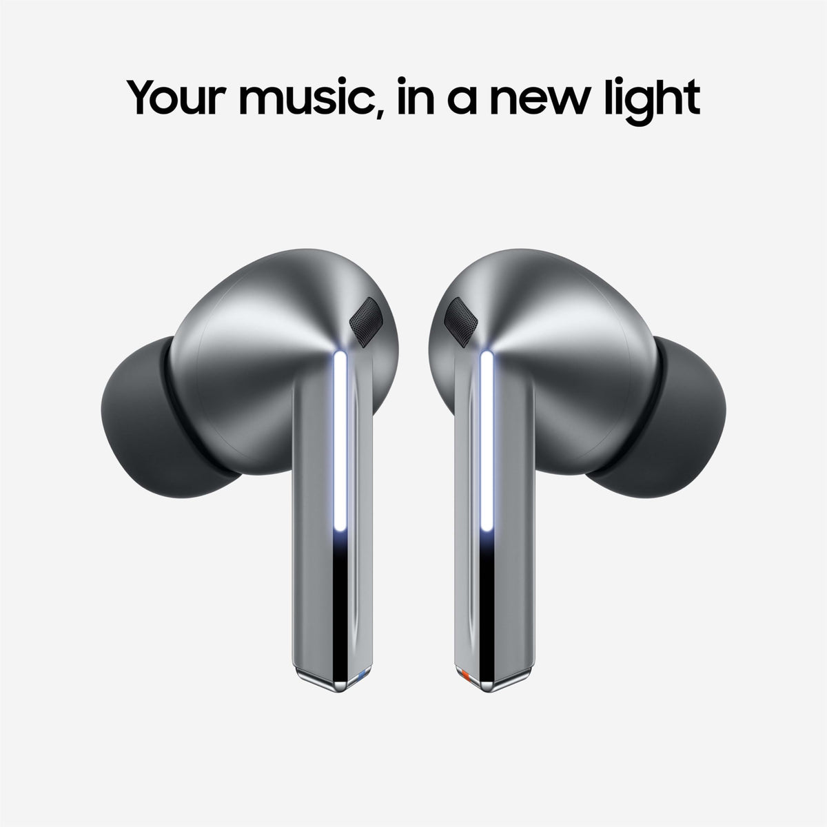 SAMSUNG Galaxy Buds 3 Pro AI True Wireless Bluetooth Earbuds, Noise Cancelling, Sound Optimization, Redesigned Comfort Fit, Silver [US Version, Amazon Exclusive, 2Yr Warranty]