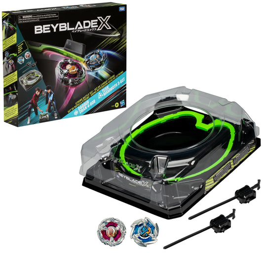 Beyblade X Xtreme Battle Set, Arena Stadium, 2 Takara Tomy Battling Top Sets, Christmas Gifts, 8+