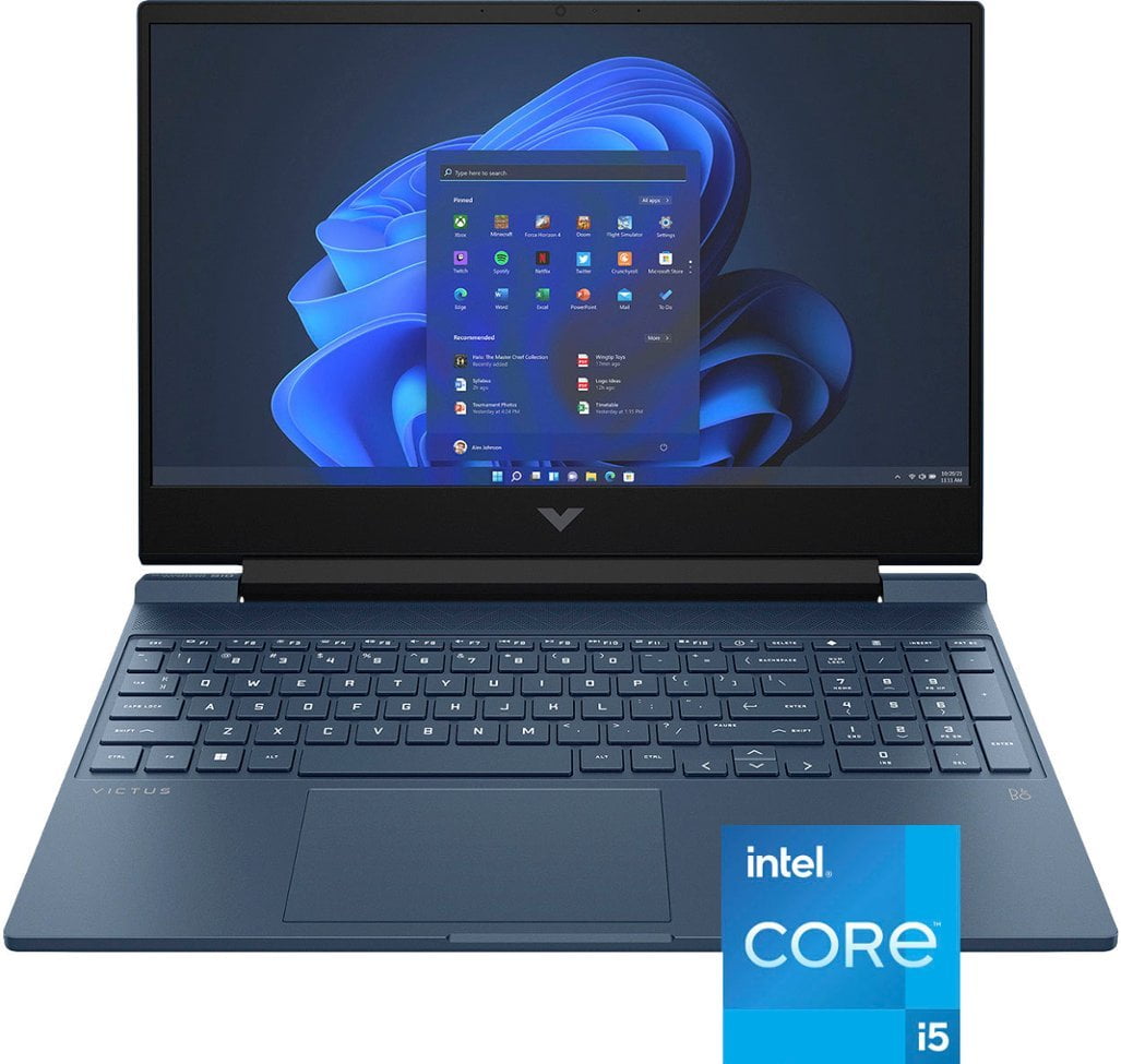 HP Victus 15.6" Gaming Laptop – i5, 8GB RAM, 512GB SSD, RTX 3050
