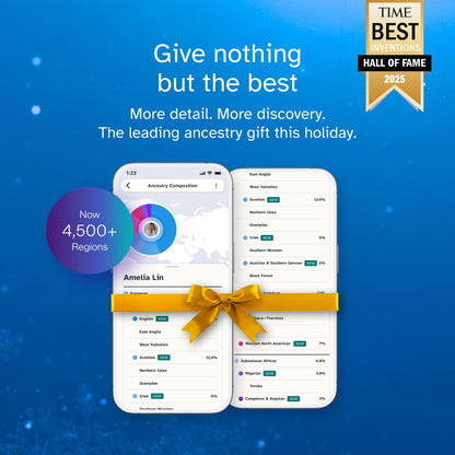 23andMe Health + Ancestry Service: Personal Genetic Test, Health Predispositions, Carrier Status, Wellness, Traits, Ancestry Reports, Lineage, DNA Test (Before You Buy See Important Test Info Below)