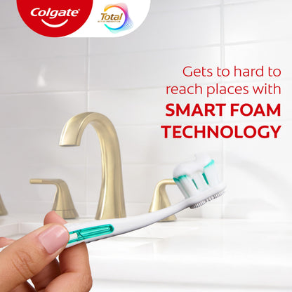 Colgate Total Plaque Pro Release Whitening Toothpaste Pack, Whitening Fluoride Toothpaste, Fights Plaque, Bad Breath, Tartar Buildup, and Helps Protect Teeth from Sensitivity, 2 Pack, 3.0 oz