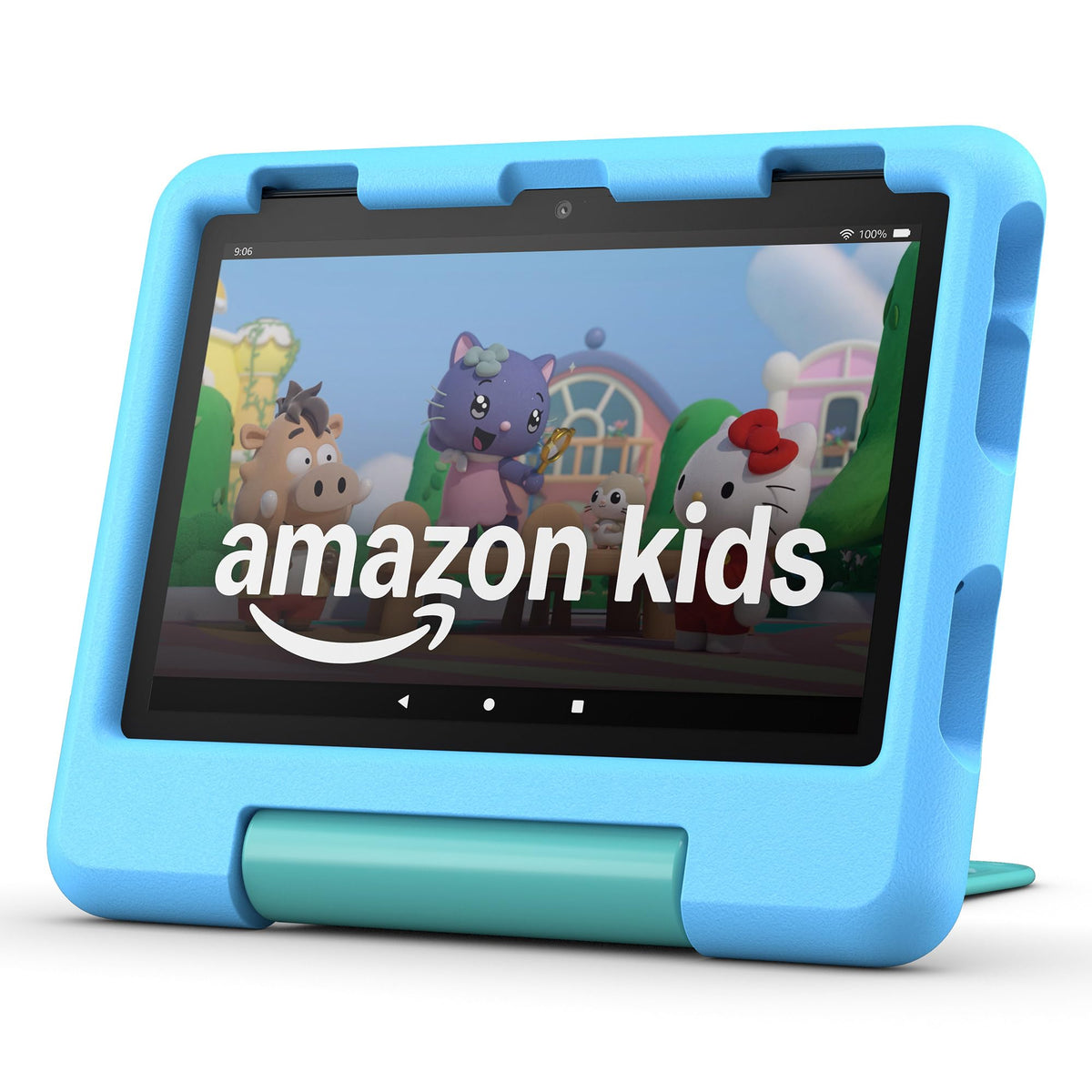 Amazon Fire HD 8 Kids tablet (newest model), ages 3-7. With bright 8" HD screen. Includes ad-free and exclusive content, parental controls and 13-hr battery, 32GB, Blue