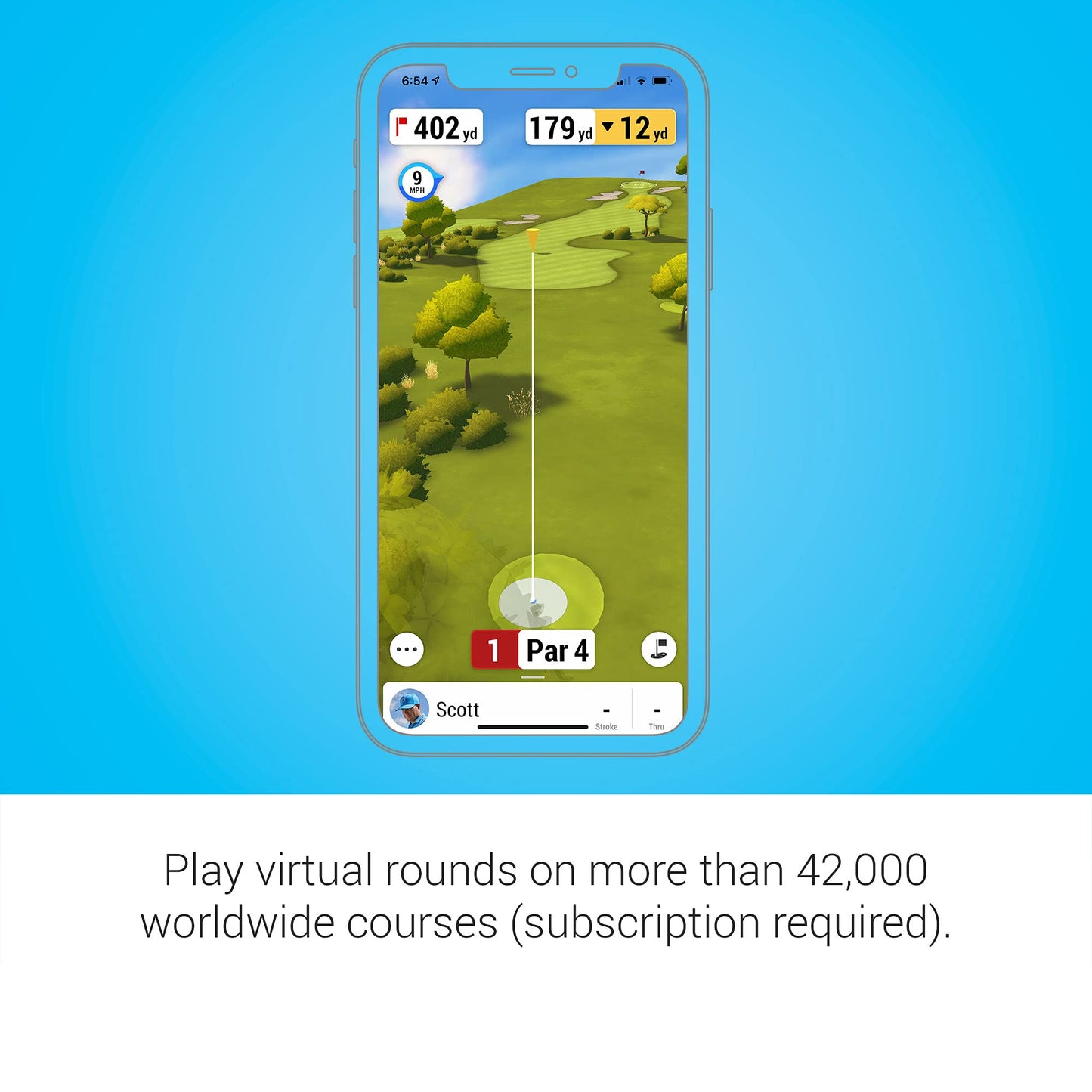 Garmin Approach R10, Portable Golf Launch Monitor, Take Your Game Home, Indoors or to The Driving Range, Up to 10 Hours Battery Life - 010-02356-00