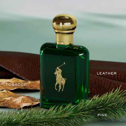Ralph Lauren - Polo - Eau de Toilette - Men's Cologne - Woody & Spicy - with Pine, Patchouli, Leather, and Tobacco - Medium Intensity - 4.2 Fl Oz