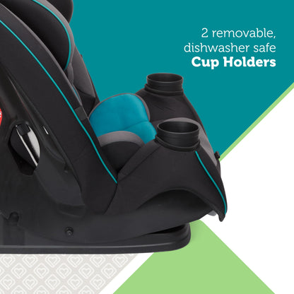 Safety 1st Grow and Go All-in-One Slim Convertible Car Seat, Rear Facing, 5-40 lbs, Forward Facing (30–65 lbs), High Back Booster Seat 40-100 pounds, Alaskan Blue