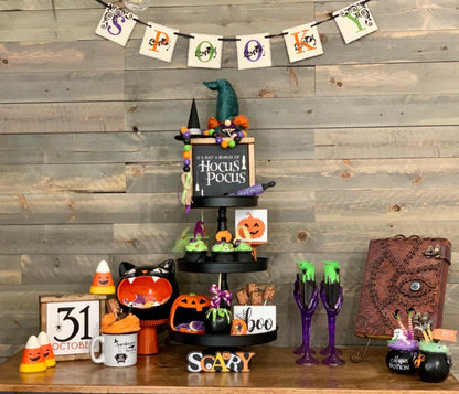 Hocus Pocus Book of Spells Hocus Pocus Decor Hocus Pocus Halloween Decorations Book of Shadows and Spell Book with Lock Witch Decor And Witch Decoartions Perfect for Spooky Gifts And Spooky Decor 8 x6 Inches