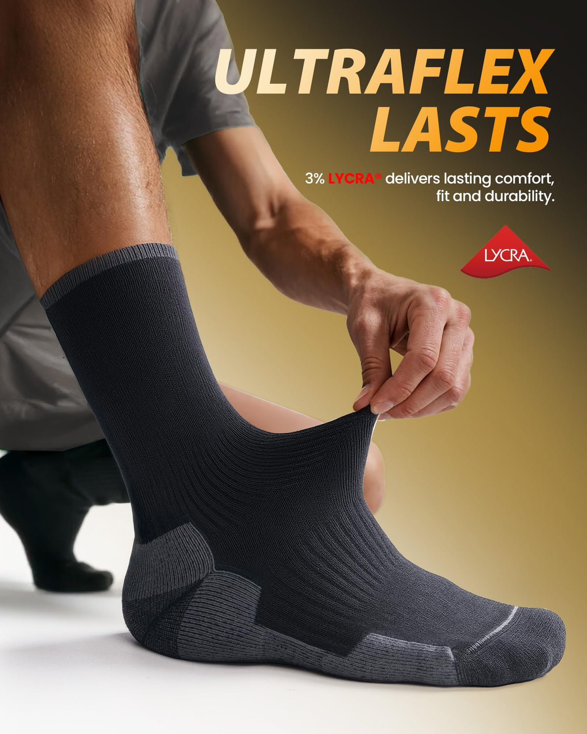 RUIXUE Merino Wool Hiking Socks for Men Women | OEKO-TEX & GRS Certified | Seamless Toe, Terry Cushioned, Odor-Resistant, Breathable Soft Stretch Thermal Warm Boot Sock - 3 Pairs,L