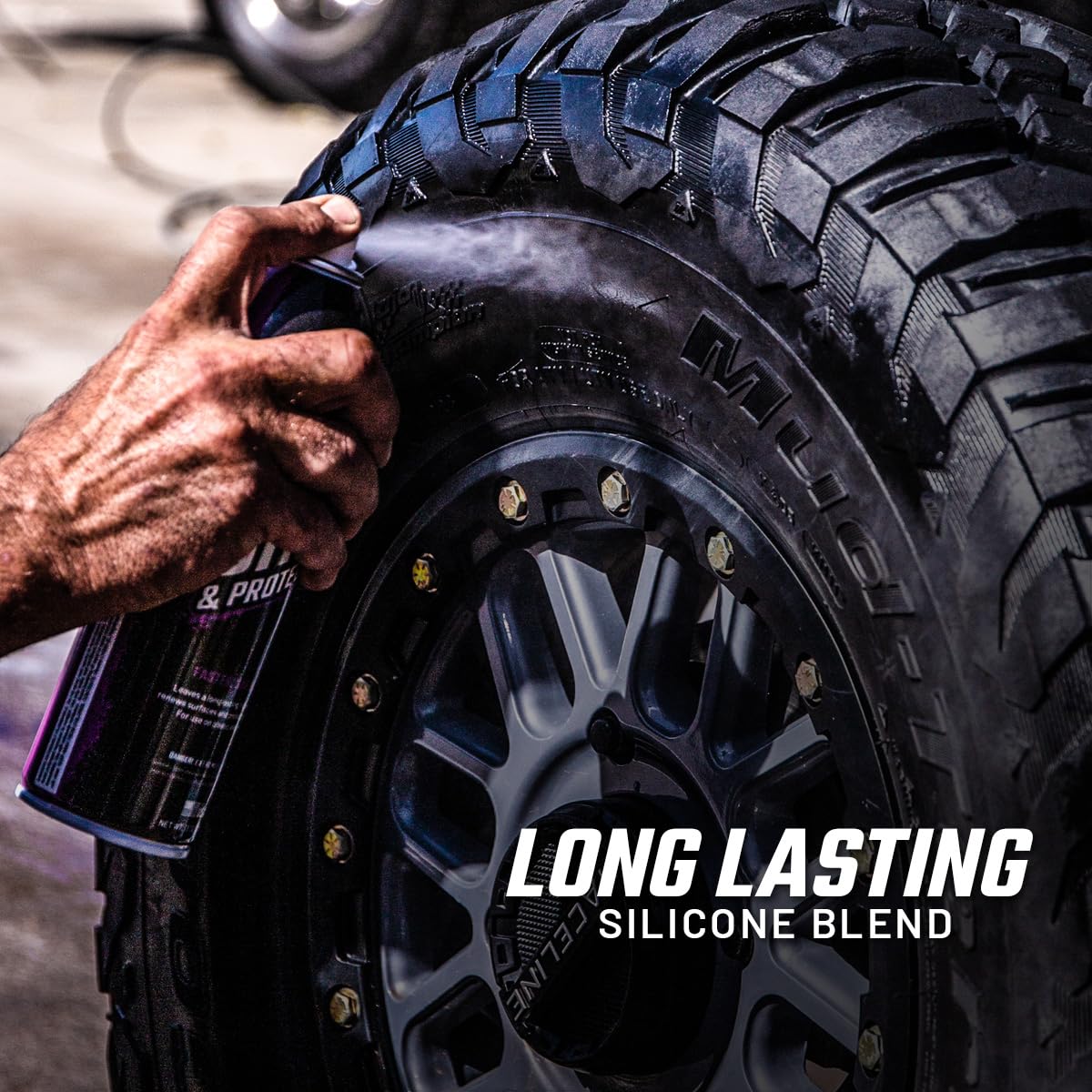 Slick Products Multi-Surface Shine & Protectant Spray, Renew Vinyl, Plastic, Rubber, Trim, Car, Truck, Motorcycle, Dirt Bike – UV Protection, No Drip Formula, 17.35 fl oz (12-Pack)