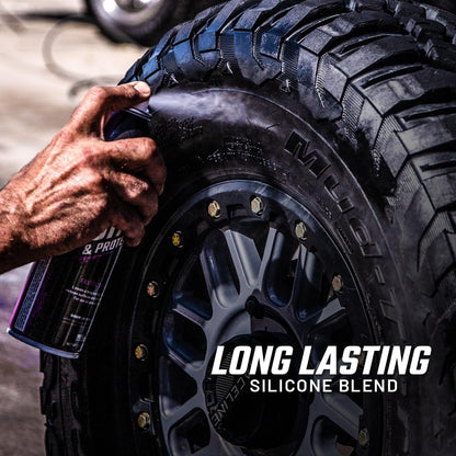 Slick Products Multi-Surface Shine & Protectant Spray, Renew Vinyl, Plastic, Rubber, Trim, Car, Truck, Motorcycle, Dirt Bike – UV Protection, No Drip Formula, 17.35 fl oz (12-Pack)