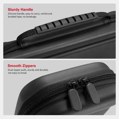 CoBak Large Capacity Carrying Case for Nintendo Switch 2 (2025) - 3 in 1 Accessories Bundle with 2 Screen Protectors, Thumb Grip Caps, 24 Game Cartridges, Hard Shell Portable Travel Pouch, Black