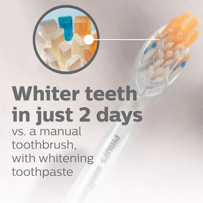 Philips Sonicare Premium All-in-One (A3) Replacement Toothbrush Heads, Gum Care, Plaque Removal, Whitening, One Year Supply, 4 Brush Heads, White, HX9094/65
