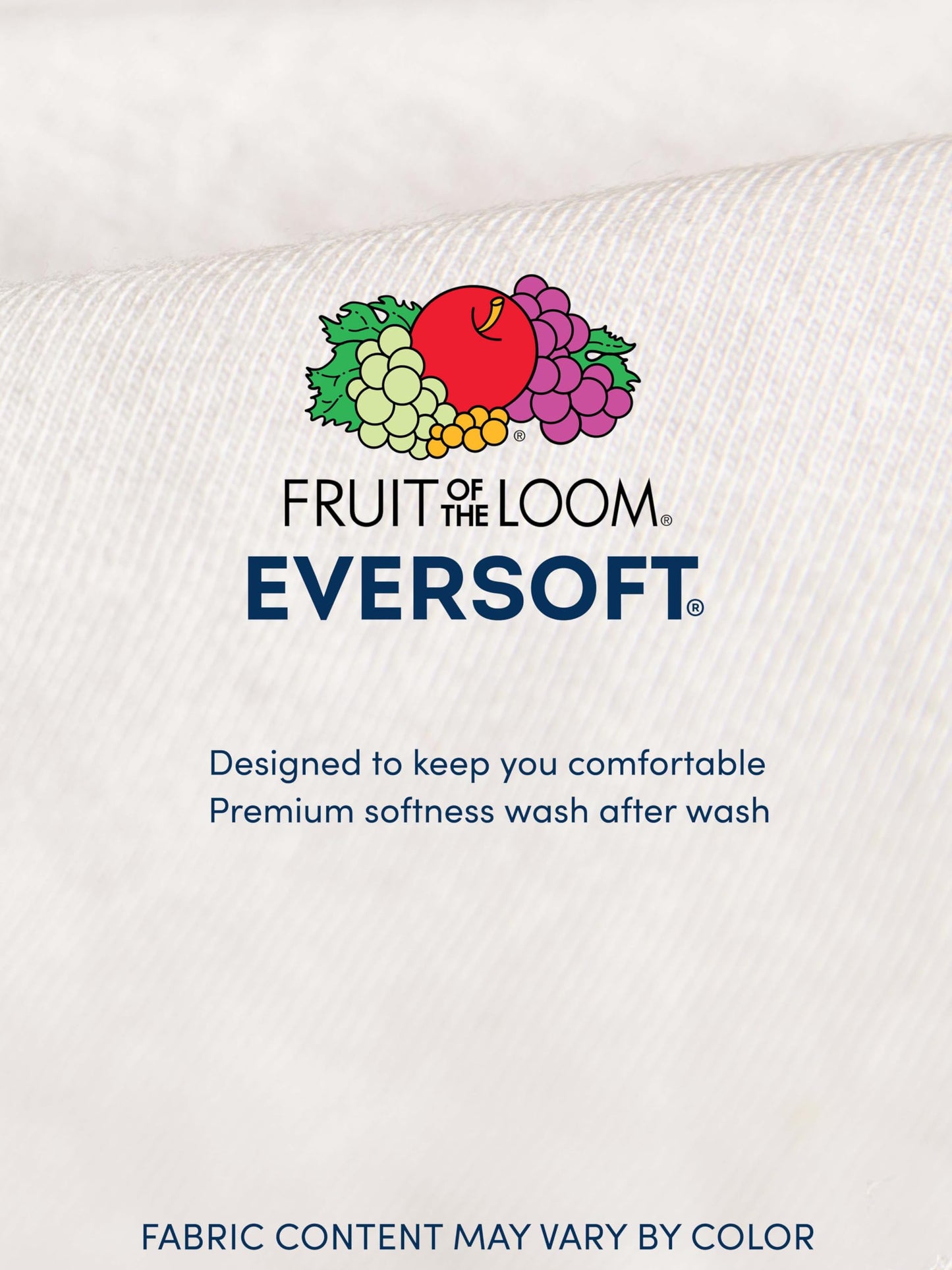 Fruit of the Loom mens Eversoft Cotton Stay Tucked V-neck T-shirt, Regular - White 6 Pack, X-Large US