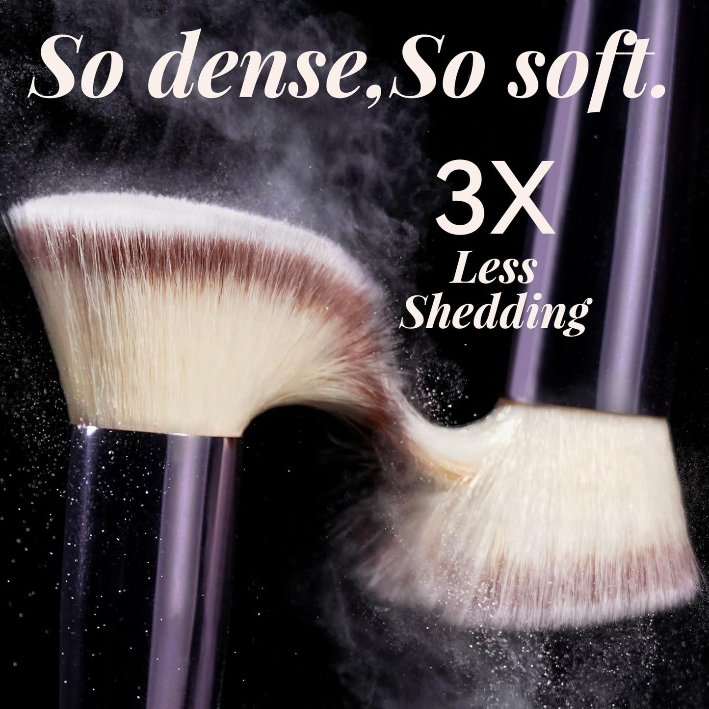 BS-MALL Makeup Brush Set 18 Pcs Premium Synthetic Foundation Powder Concealers Eye shadows Blush Makeup Brushes with black case