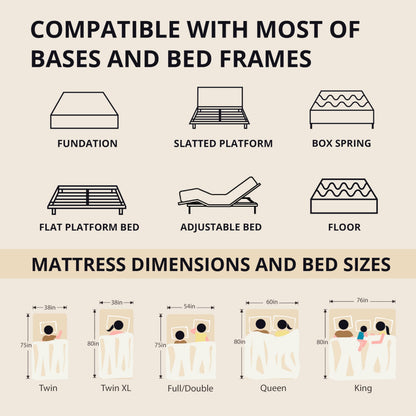 EGOHOME 14 Inch King Size Memory Foam Mattress for Back Pain, Cooling Copper Gel Bed in a Box, Foam Made in USA, CertiPUR-US Certified, Therapeutic Medium Firm, 76x80x14 Black