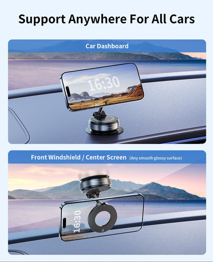 DKGEVEAO for Magsafe Car Mount,Magnetic Phone Holder with Suction Cup,Car Mount for iPhone 17 16 Pro Max,Phone Holders for Your Car Magnetic