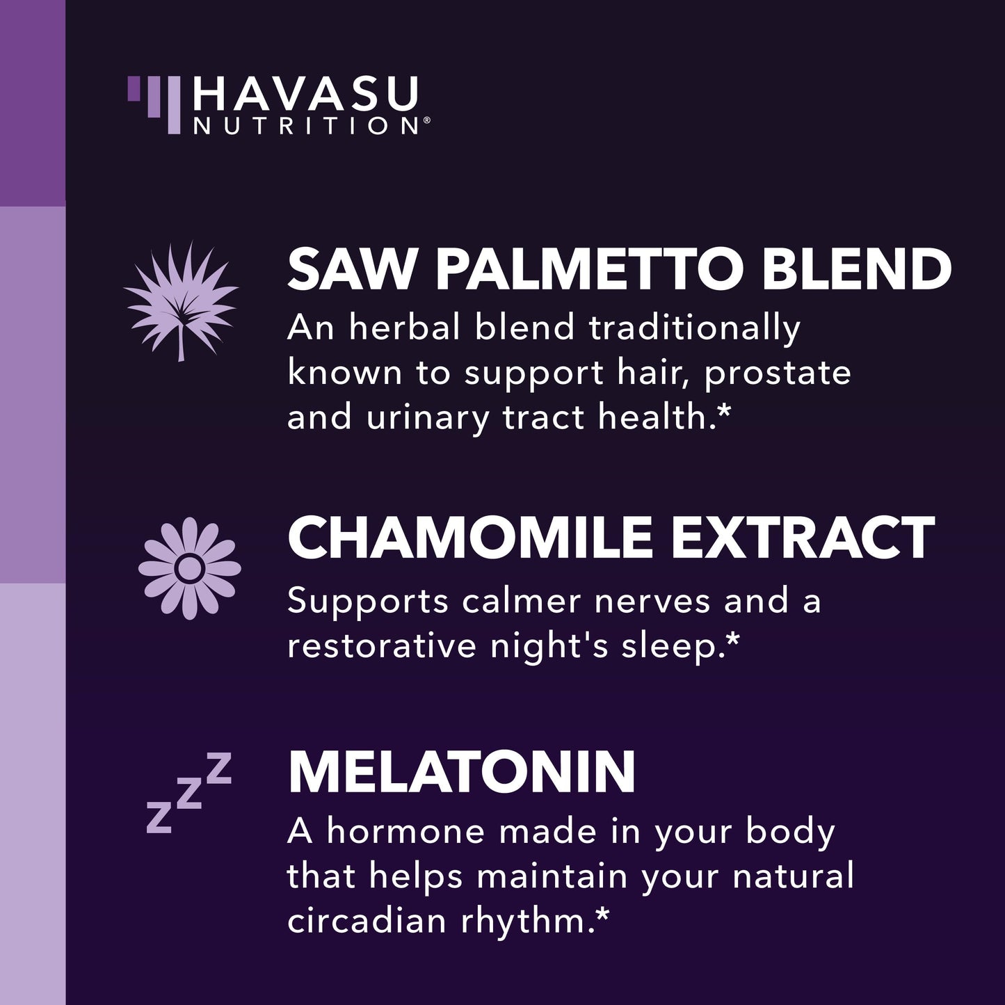 Saw Palmetto PM for Men with Melatonin 3mg - Night Time Prostate Health Supplement for Bladder and Sleep Support - Reduce Urinary Frequency - 100 Count - Vegan, Non-GMO Capsules - Over 3 Month Supply