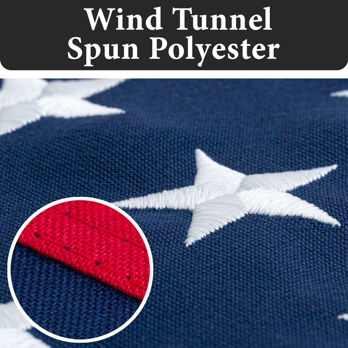 American Flags for Outside 5x8-100% MADE IN THE USA -Indestructible Durable Outdoor Heavy Duty Spun Polyester US Flag -United States Flags Sewn Stripes and Embroidered Stars - FMAA Certified