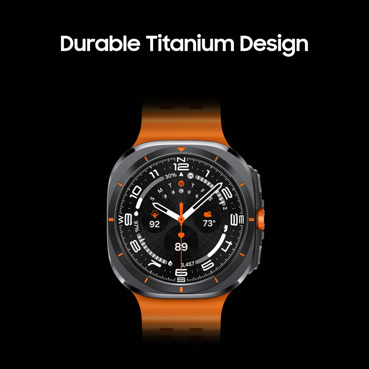 Samsung Galaxy Watch Ultra 47mm LTE AI Smartwatch w/Energy Score, Wellness Tips, Heart Rate Tracking, Sleep Monitor, Fitness Tracker, GPS, 2024,Titanium Silver [US Version, 1Yr Manufacturer Warranty]