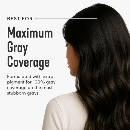 Madison Reed Radiant Hair Color Kit - 2NNA Darkest Cool Black with Ash Undertones (Pescara Black), Dimensional Gray Hair Blending Permanent Hair Dye, PPD-Free & Ammonia-Free, 1 Pack
