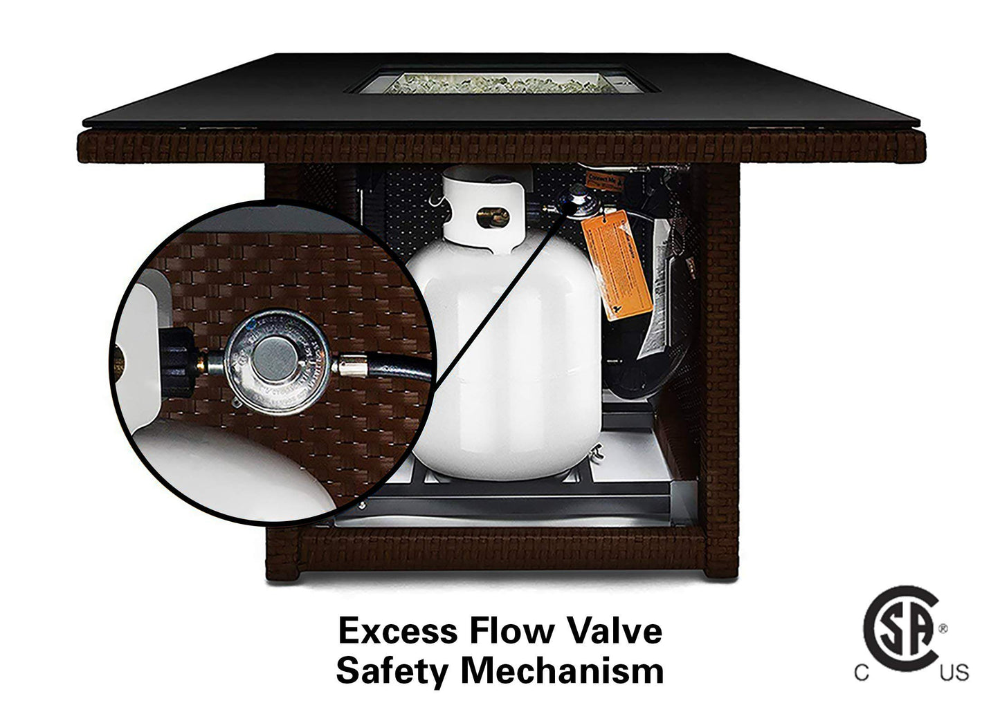 Outland Living 410 Series - 36-Inch Outdoor Propane Gas Fire Table