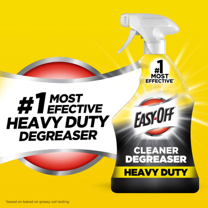 Easy-Off Heavy Duty Degreaser Cleaner Spray, Kitchen Degreaser, 32 Oz