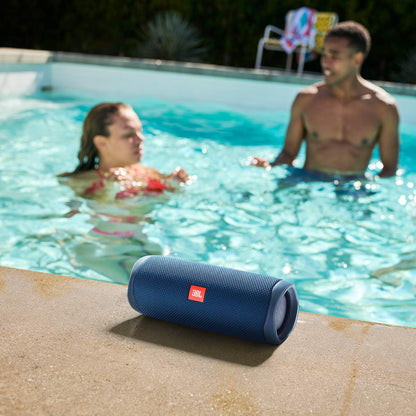 JBL FLIP 5, Waterproof Portable Bluetooth Speaker, Blue, 3.6 x 3.6 x 8.5