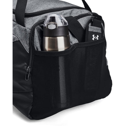 Under Armour Unisex-Adult Undeniable 5.0 Duffle , Pitch Gray Medium Heather (012)/Black , Medium