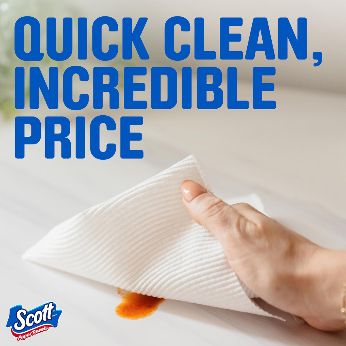 Scott Paper Towels, Choose-A-Sheet, 6 Double Rolls = 12 Regular (108 Sheets Per Roll)