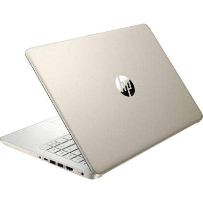 HP Touchscreen Laptop Computer for Home Student Study, 1-Year Office, 4GB DDR4 RAM, 64GB eMMC, Intel Processor, 14 inch, WiFi 6, Bluetooth, Windows 11 Home S, Pale Gold