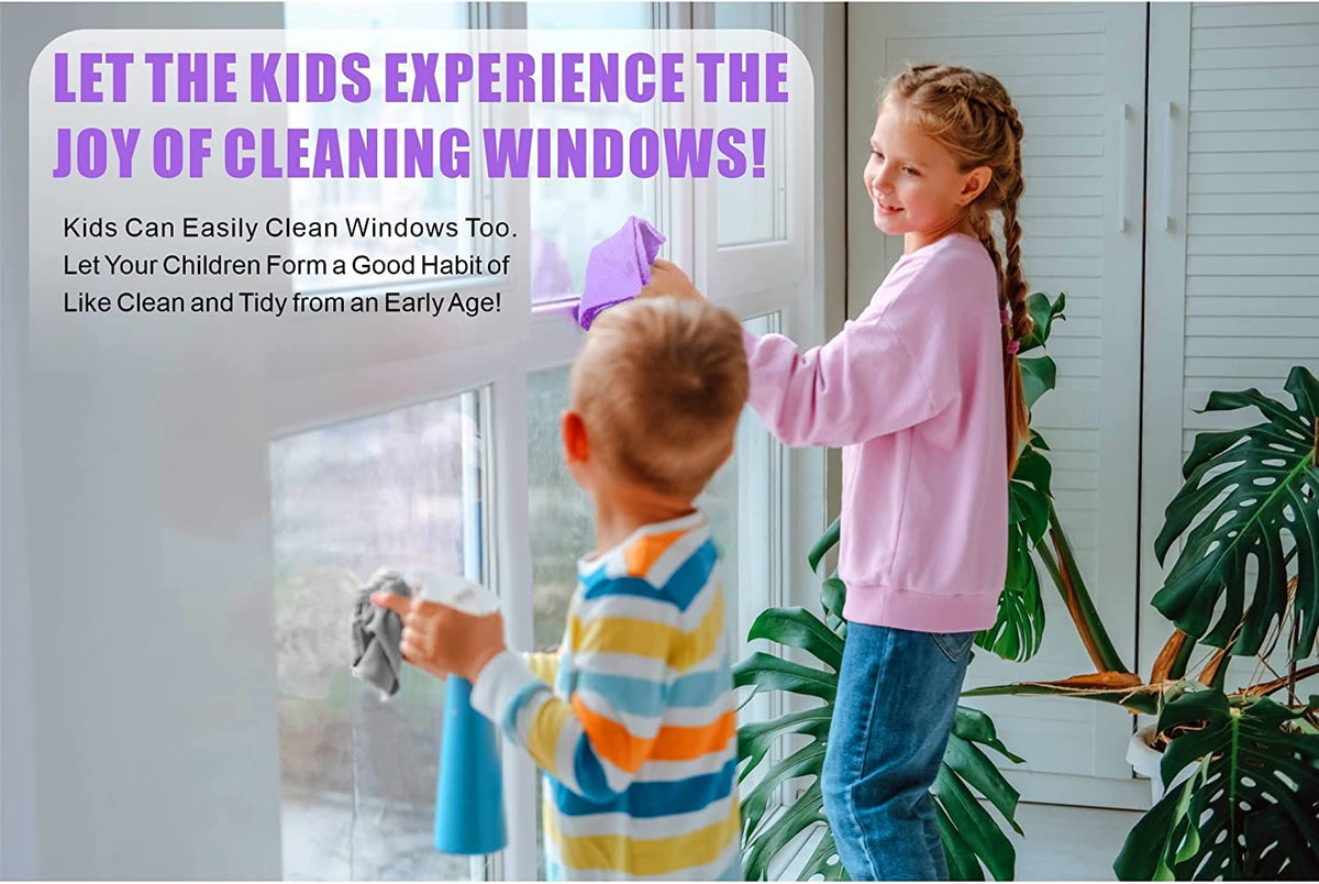 Korwex Window Cleaning Cloth, Glass Cleaning Cloth, Basic Package Cleaning Cloth, Streaks Schatches Free.