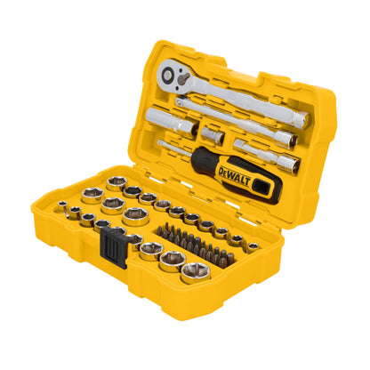 DEWALT Mechanics Tool Set, 3/8" Drive, 50 Piece (DWMT45423)