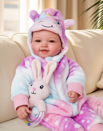 BABESIDE Baby Dolls, 17inch Large Realistic Cute Soft Body Baby Doll Real Life Baby Dolls with Accessories for 3+ Year Old Girls Gifts, Pretend Play, Collection