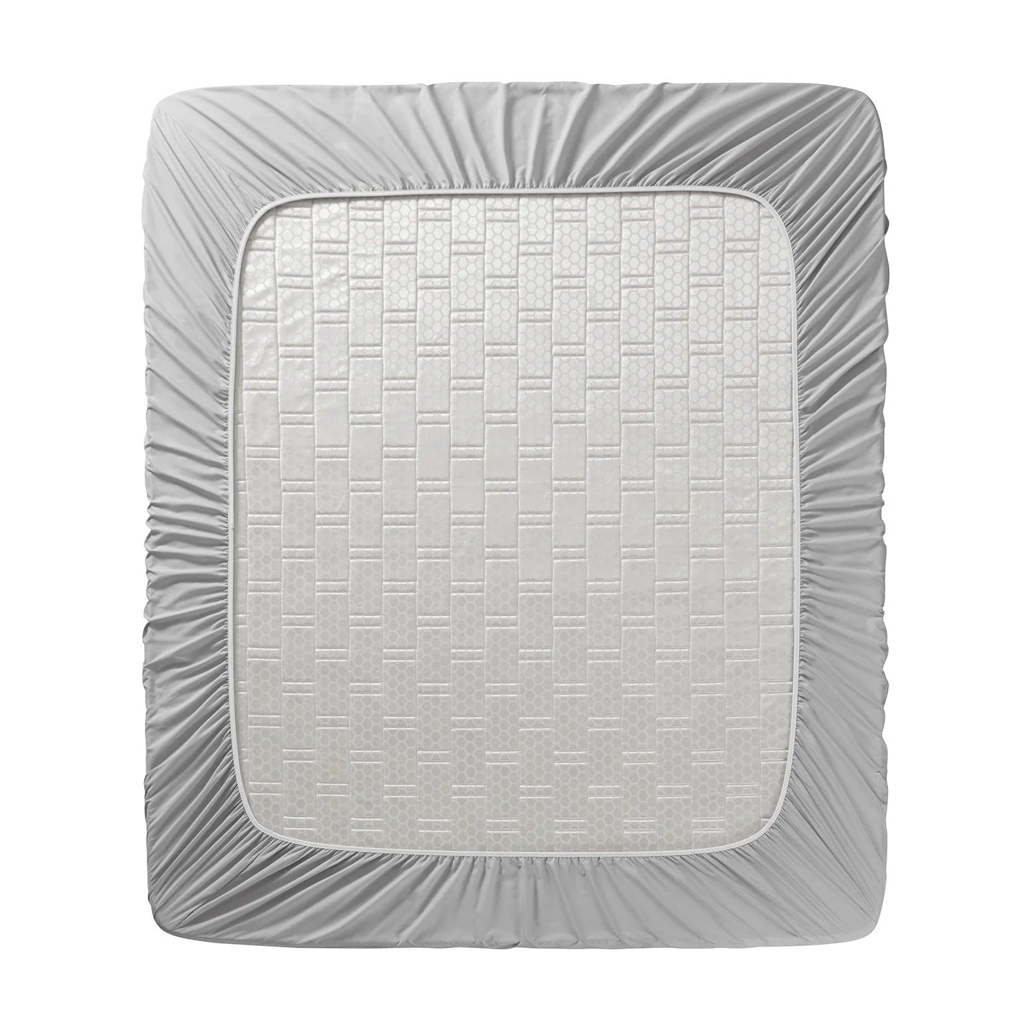 Nestl Twin Sheet Sets, 1800 Series Deep Pocket 3 Piece, Soft Microfiber Kids Bedding Set, Silver Gray