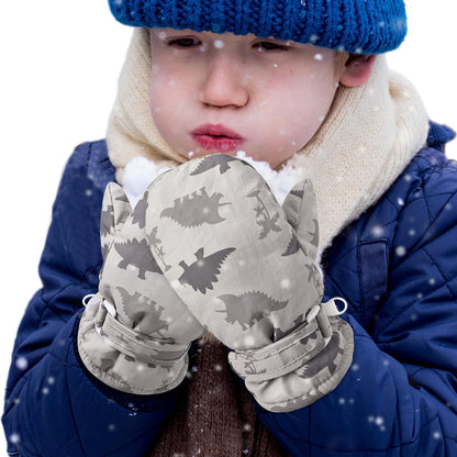 Weradau Fleece Lined Mittens for Baby Boys Girls,Baby Toddler Little Kids Winter Warm Gloves Mittens(6-24 months)