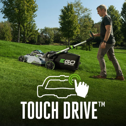 EGO Power+ LM2135SP 21-Inch Self-Propelled Lawn Mower Kit (7.5Ah Battery and Rapid Charger Included), get (1) extra BA2800T 5.0Ah Battery