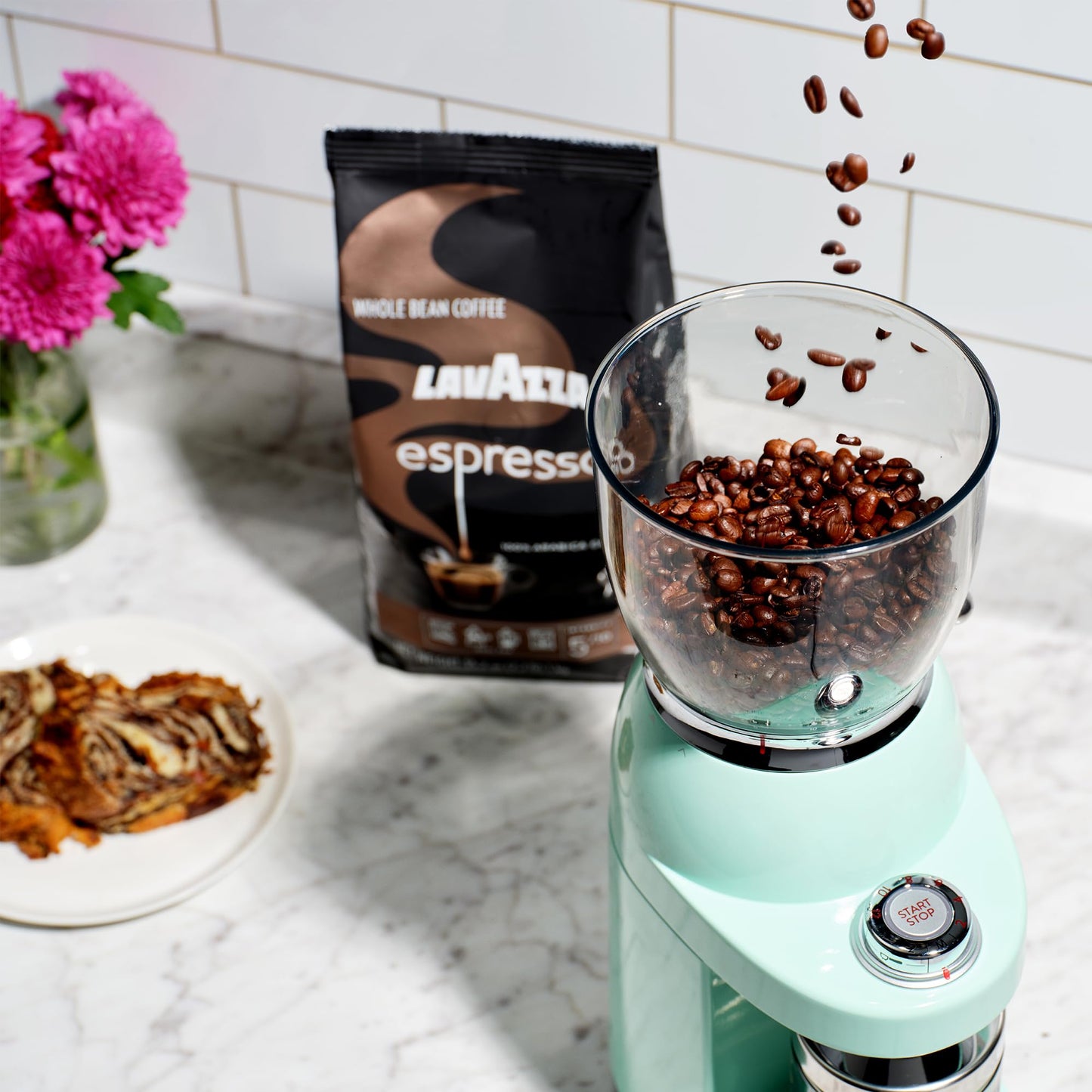 Lavazza Espresso Whole Bean Coffee, Medium Roast, 100% Arabica, 2.2 lb Bag