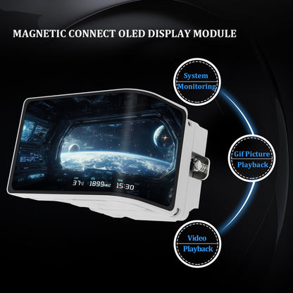 Thermalright Wonder Vision 360 UB ARGB CPU AIO Cooler,360mm Radiator, 2K 60HZ Curved Screen with 2400x1080 Resolution,for AM4/AM5,Intel LGA1851/1700,6.67in 3D Screen High Performance Pump