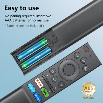 (Pack of 2) Universal Replacement for Samsung-Smart-TV Remote Control - Compatible with Samsung-Frame TV Crystal QLED OLED UHD Curved Neo 4/8K Smart TVs