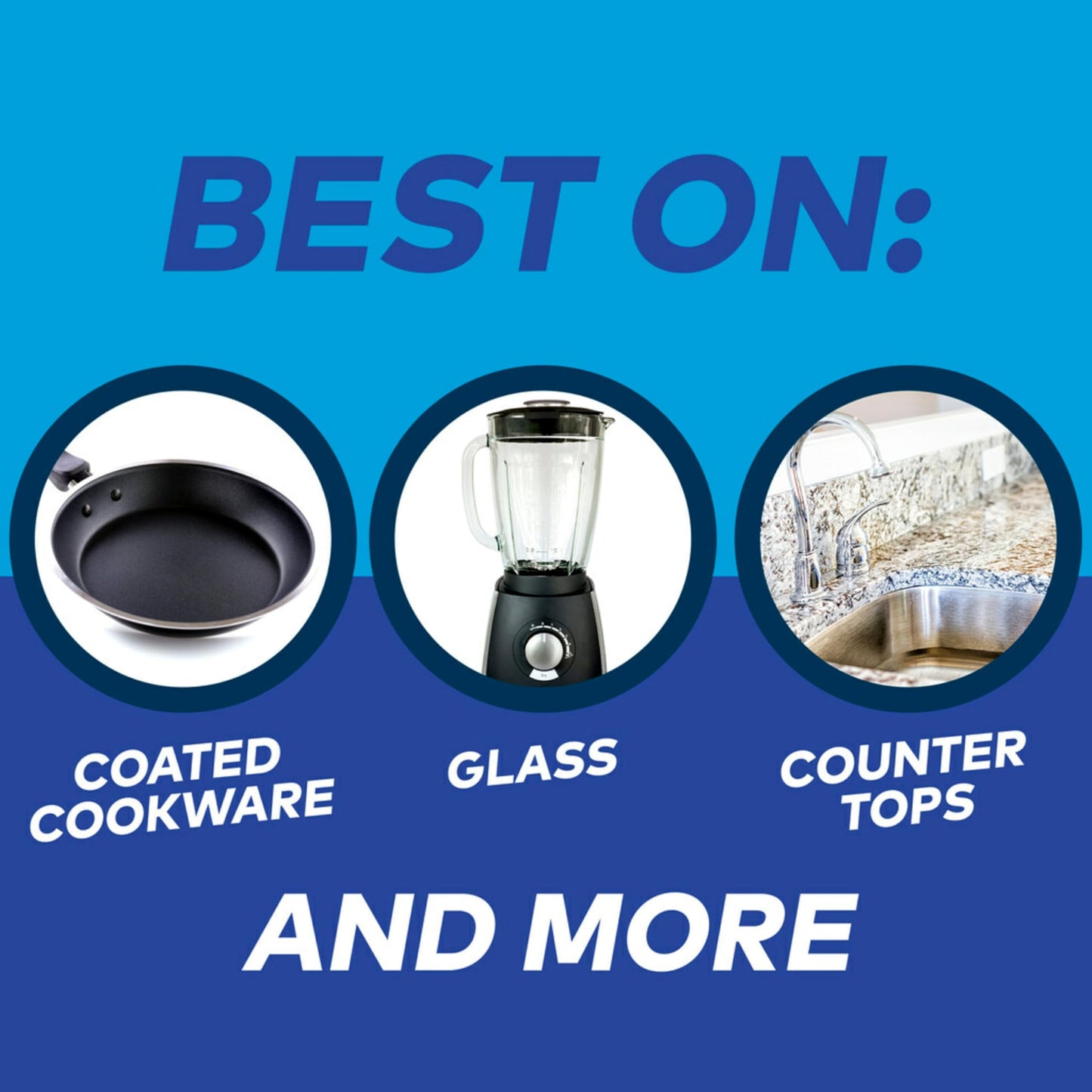 Scotch-Brite Scrub Dots Non-Scratch Scrub Sponge, Rinses Clean, For Washing Dishes and Cleaning Kitchen, 3 Scrub Sponges