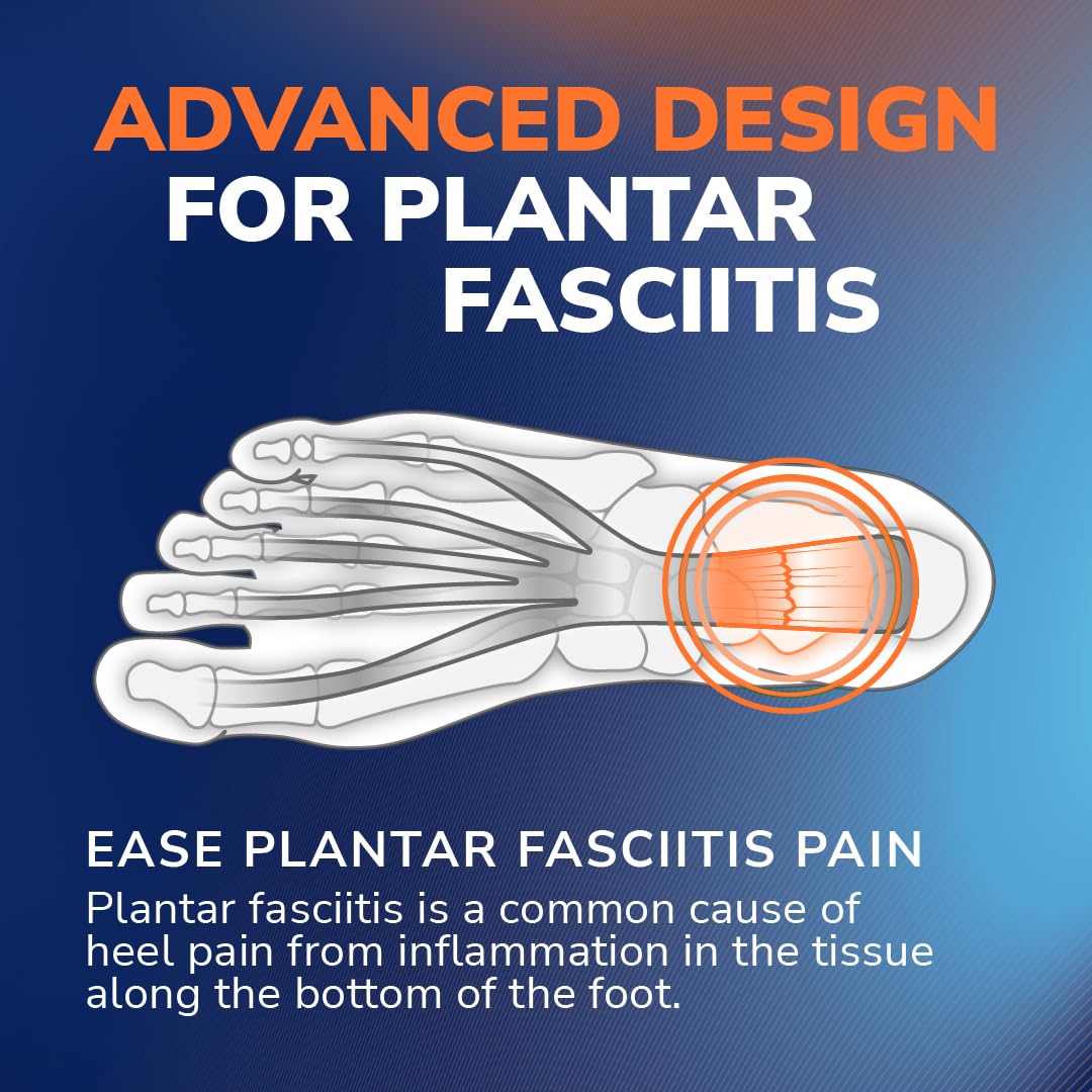 Dr. Scholl’s Advanced Pain Relief Insoles for Men Women, Heavy Duty Orthotics Inserts for Work Shoes & Boots, Plantar Fasciitis & Arch Support, Flat Feet, Shock-Absorbing, Supports up to 340 lbs