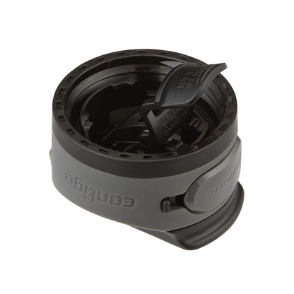 Contigo Cortland Chill 2.0 Vacuum-Insulated Stainless Steel Water Bottle Spill-Proof Sip Technology Interchangeable Lid 24oz Steel/Licorice Perfect for Fitness Travel Everyday Use