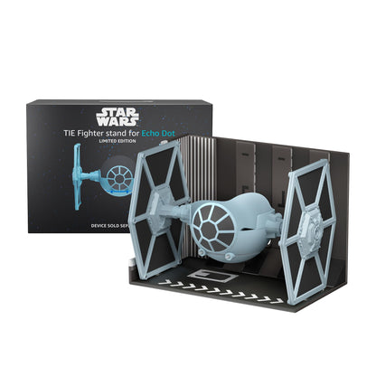 STAR WARS Echo Dot Bundle: Includes Echo Dot (5th Gen, 2022 release) | Charcoal and Limited Edition STAR WARS TIE Fighter Stand