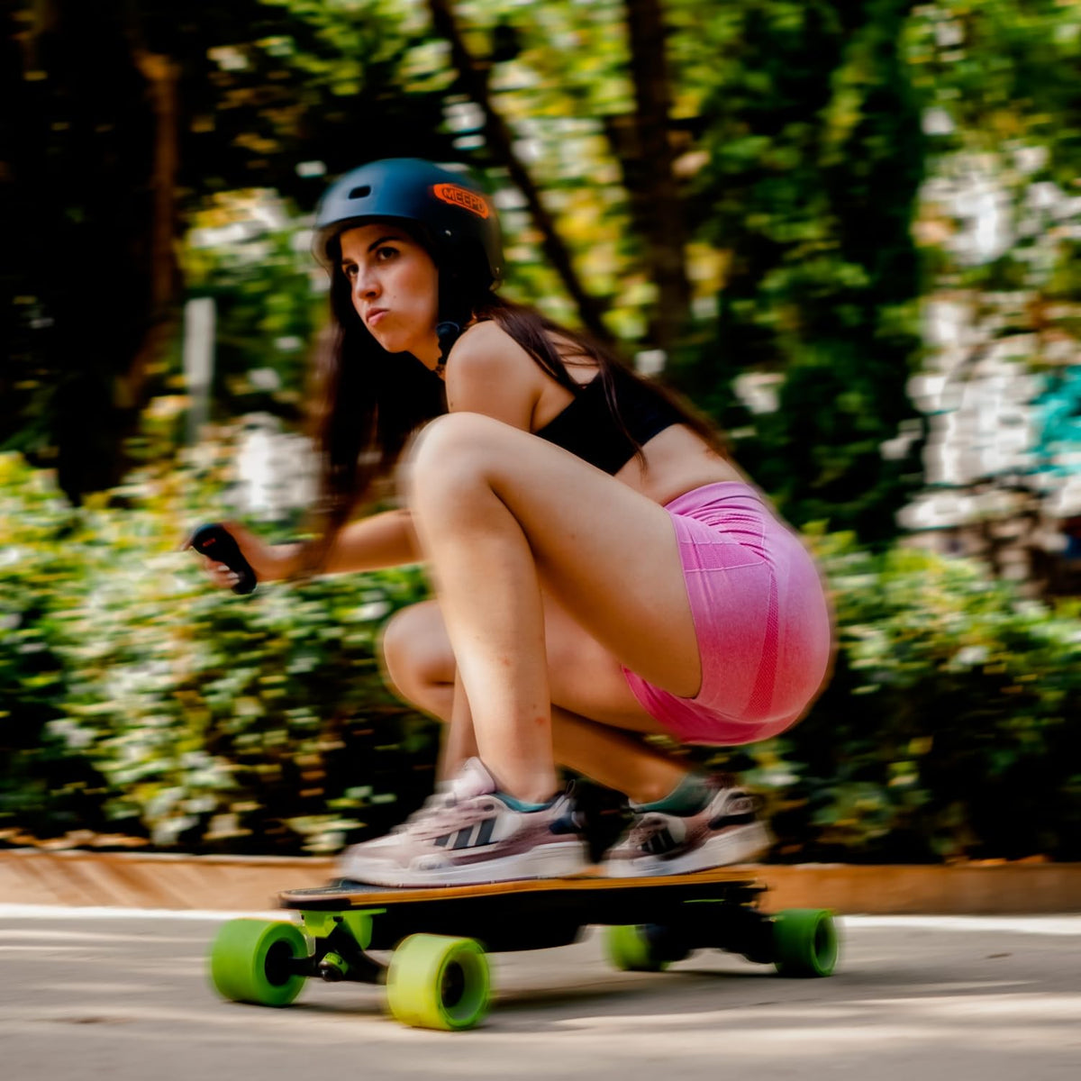 MEEPO Envy NLS 3 Electric Skateboard 32Mph Top Speed 24 Miles Range 2519 Watts x 2 Belt Motors